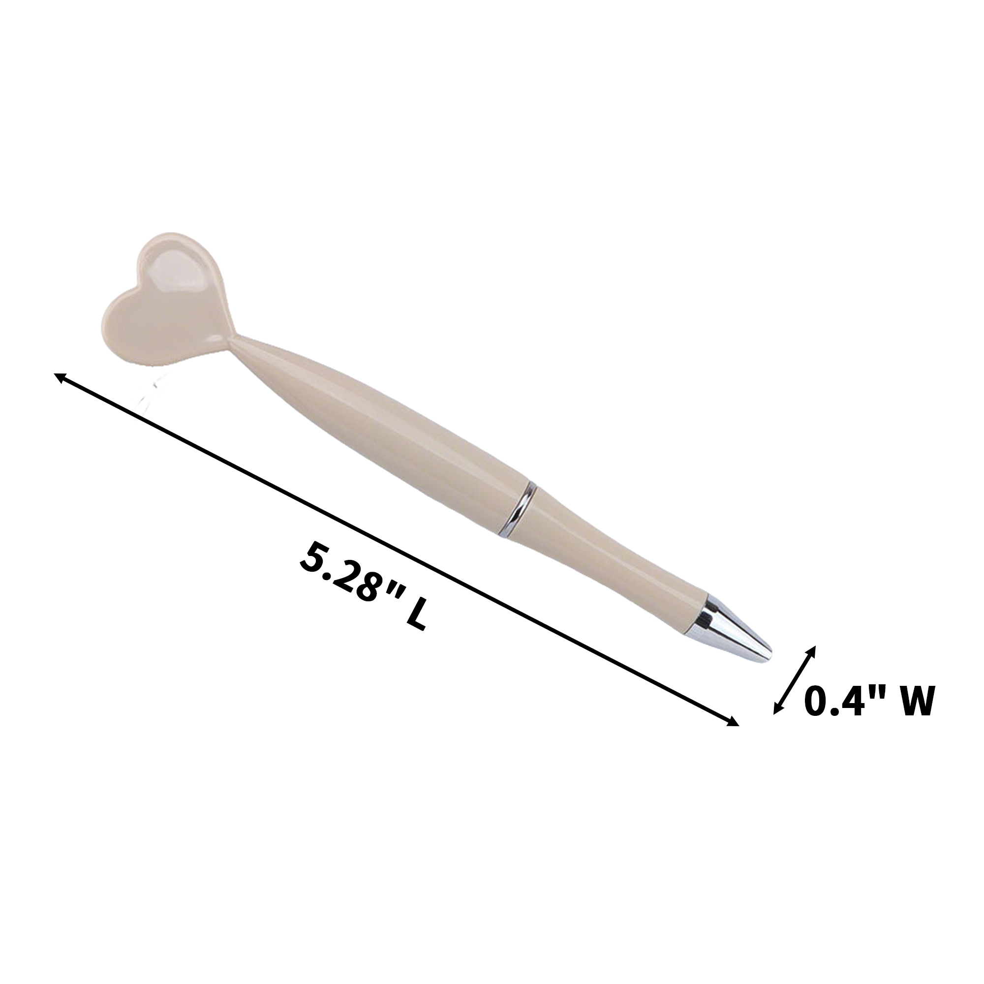 Heart Shape Ballpoint Pen With Custom Barrel Print 10