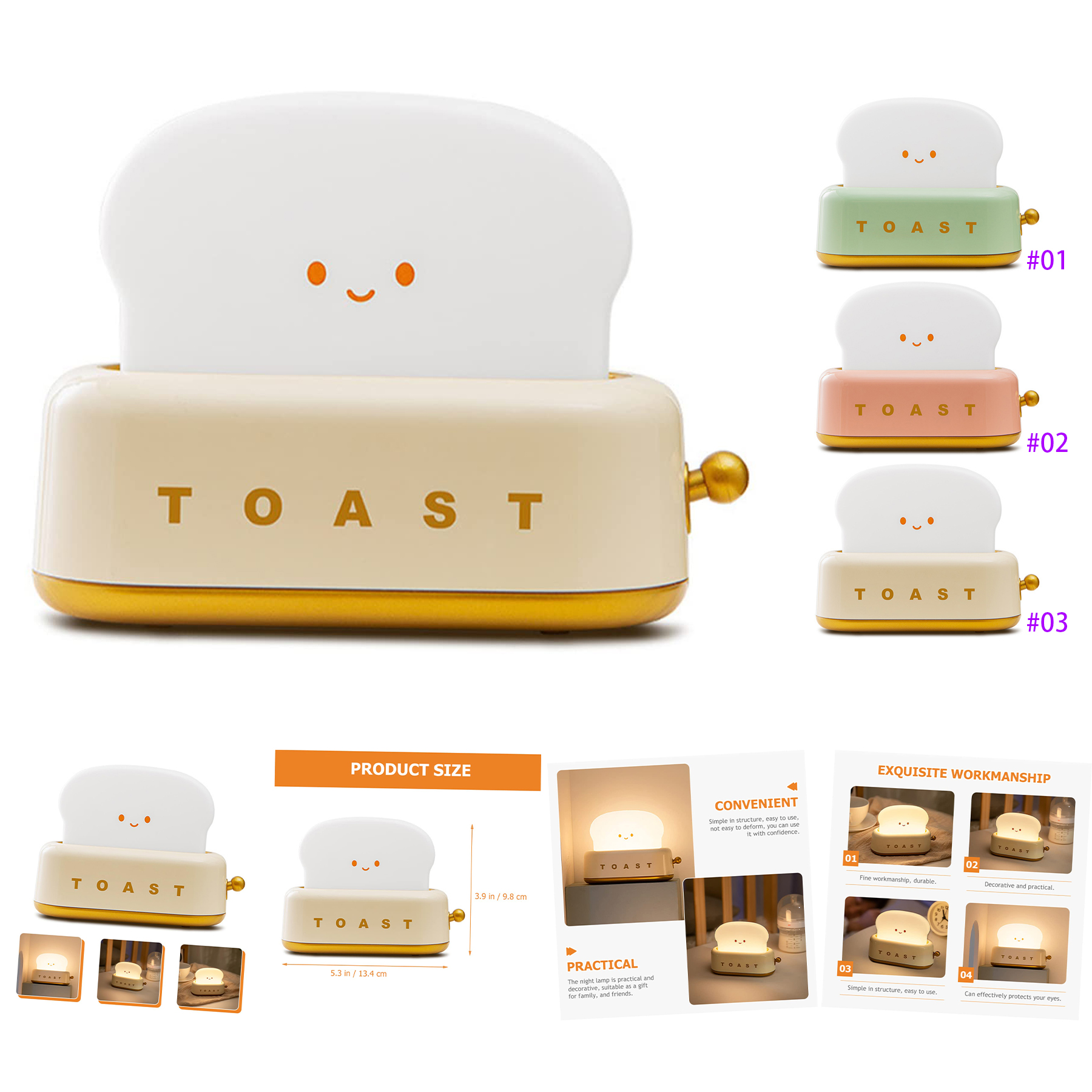 Desk Decor Toaster Light Timer 2
