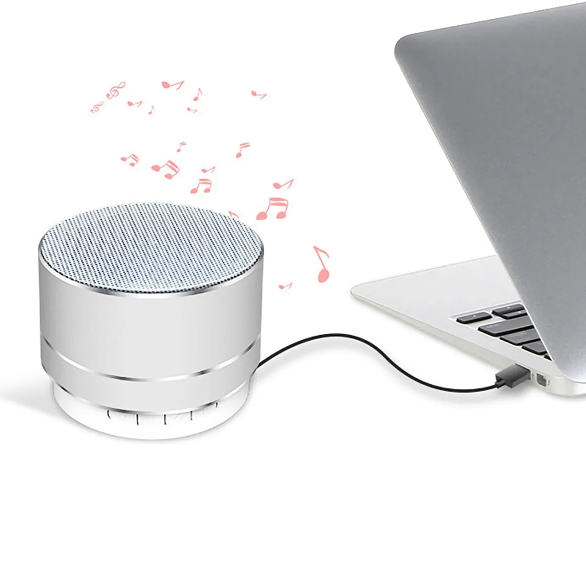 Mini Bluetooth LED Speaker U Disk Can Be Inserted Subwoofer 4