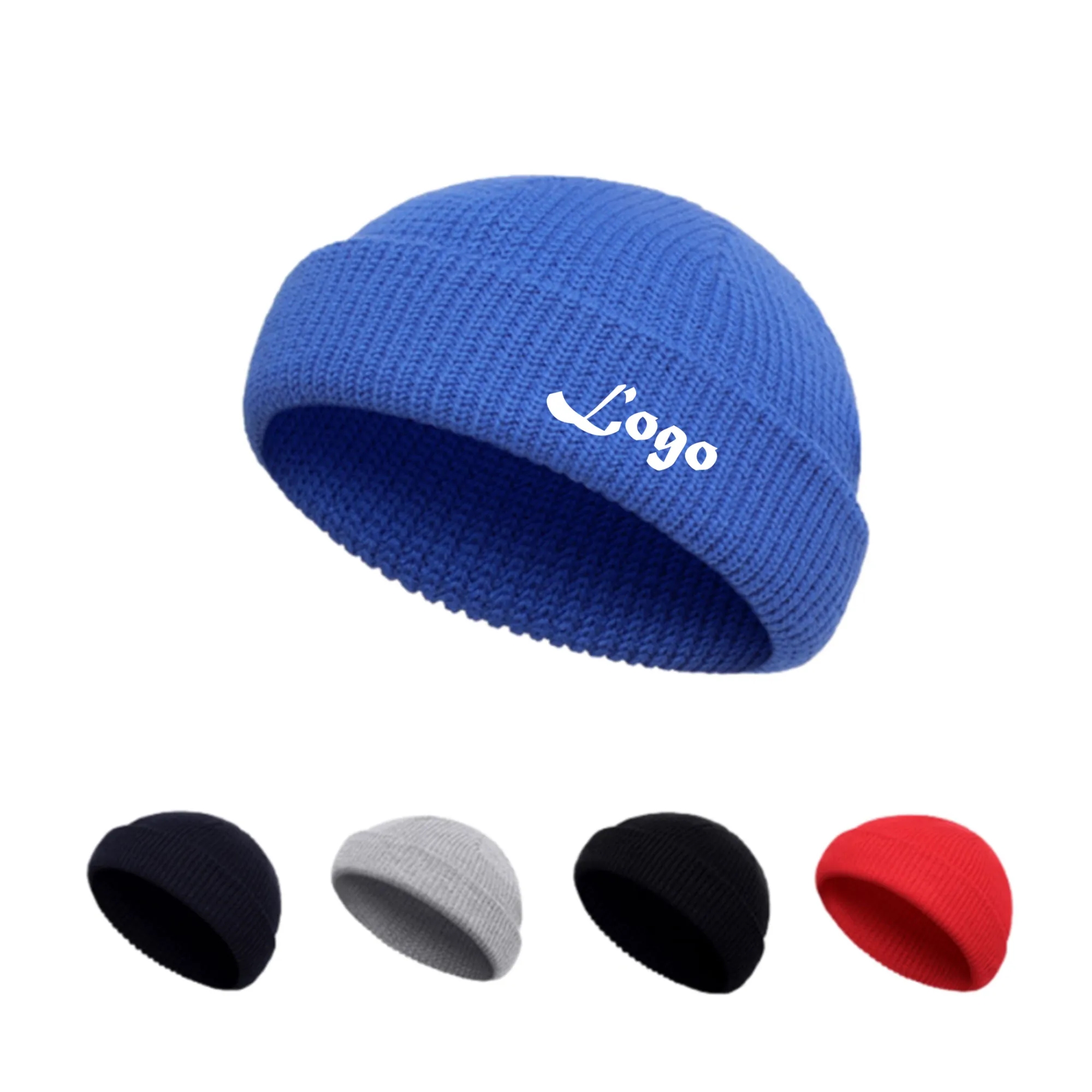 Warm Soft Solid Beanie Knit Hat Winter Hat