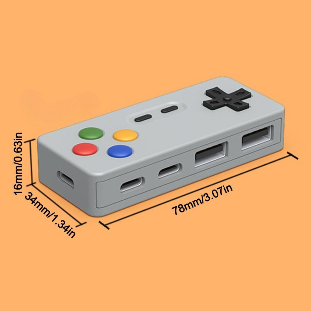 Custom Shaped PVC USB Hub - USB-A with Optional Type-C Upgrade 13