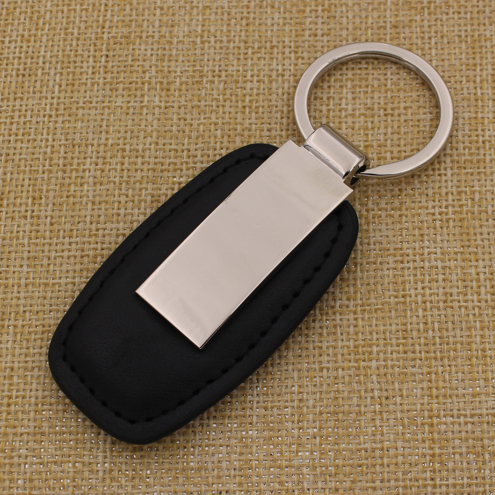 Leather Metal Keychain 2