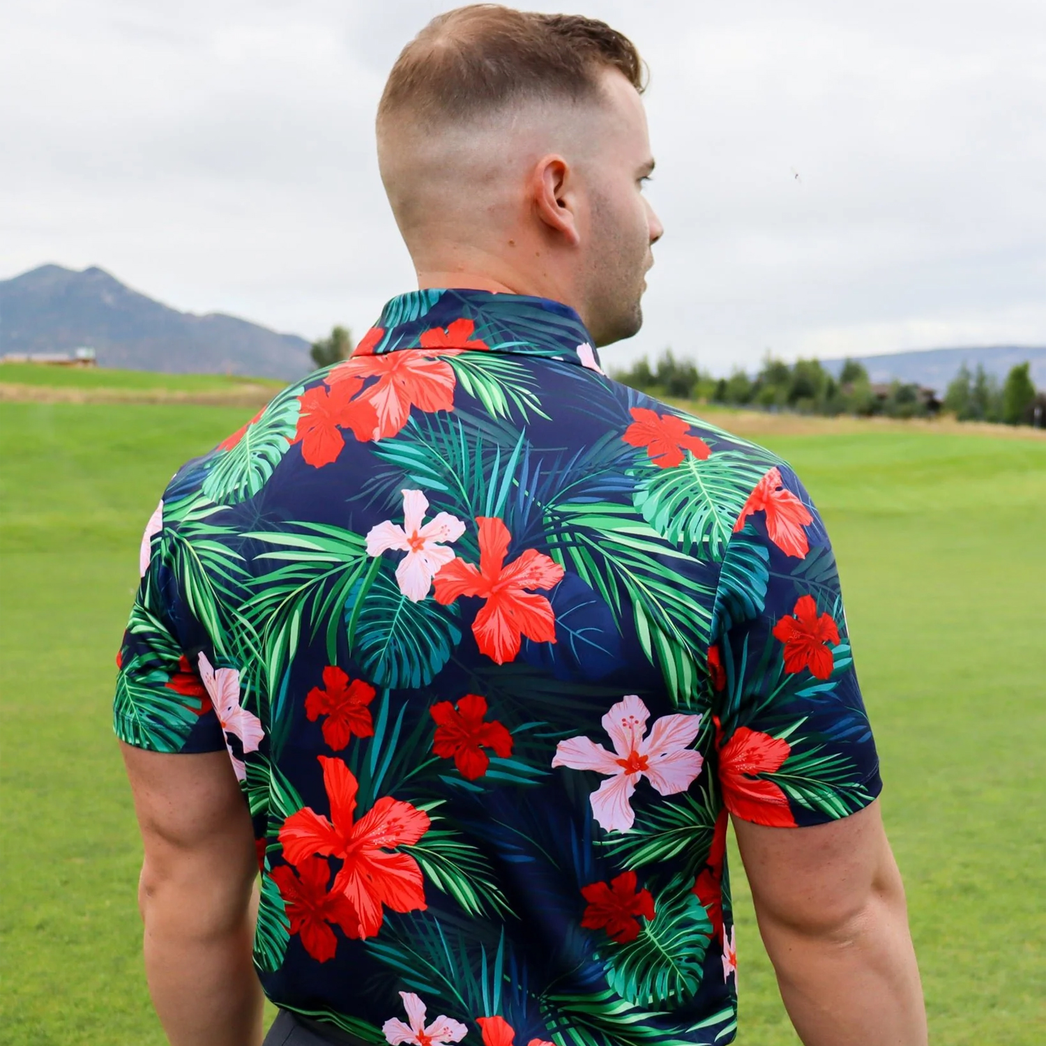 YATTA Golf® Blossom Men's Polo Shirt, Srixon® Golf Balls & Pitchfix® Icon Divot Tool Gift Set 5