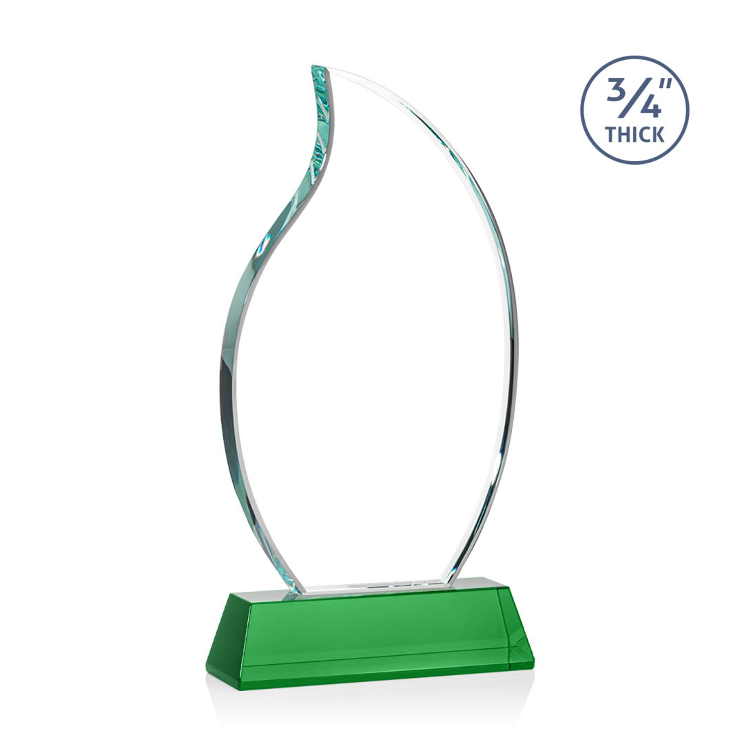 Croydon VividPrint™ Award on Newhaven Base - Green 2