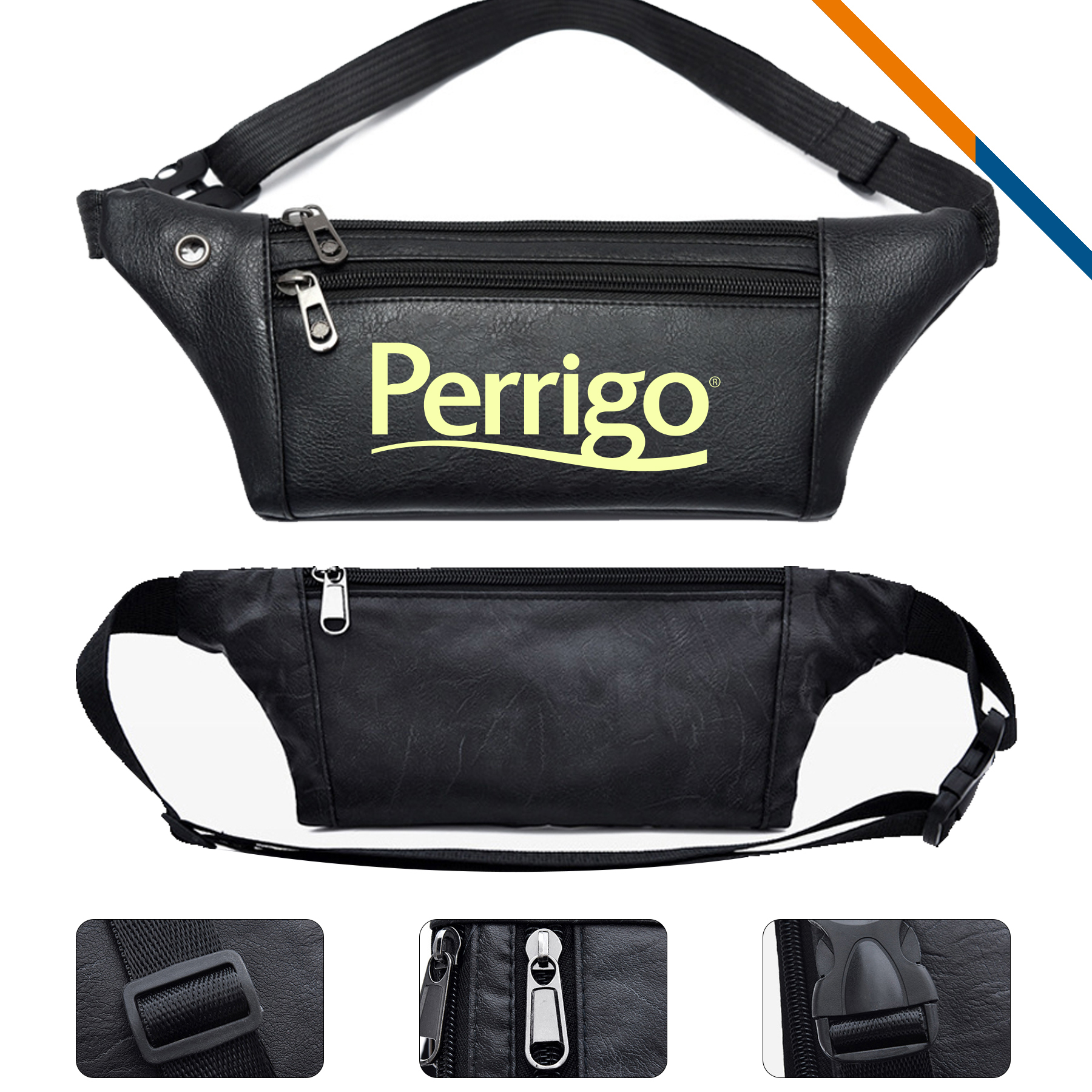 Perrin PU Leather Fanny Pack 3
