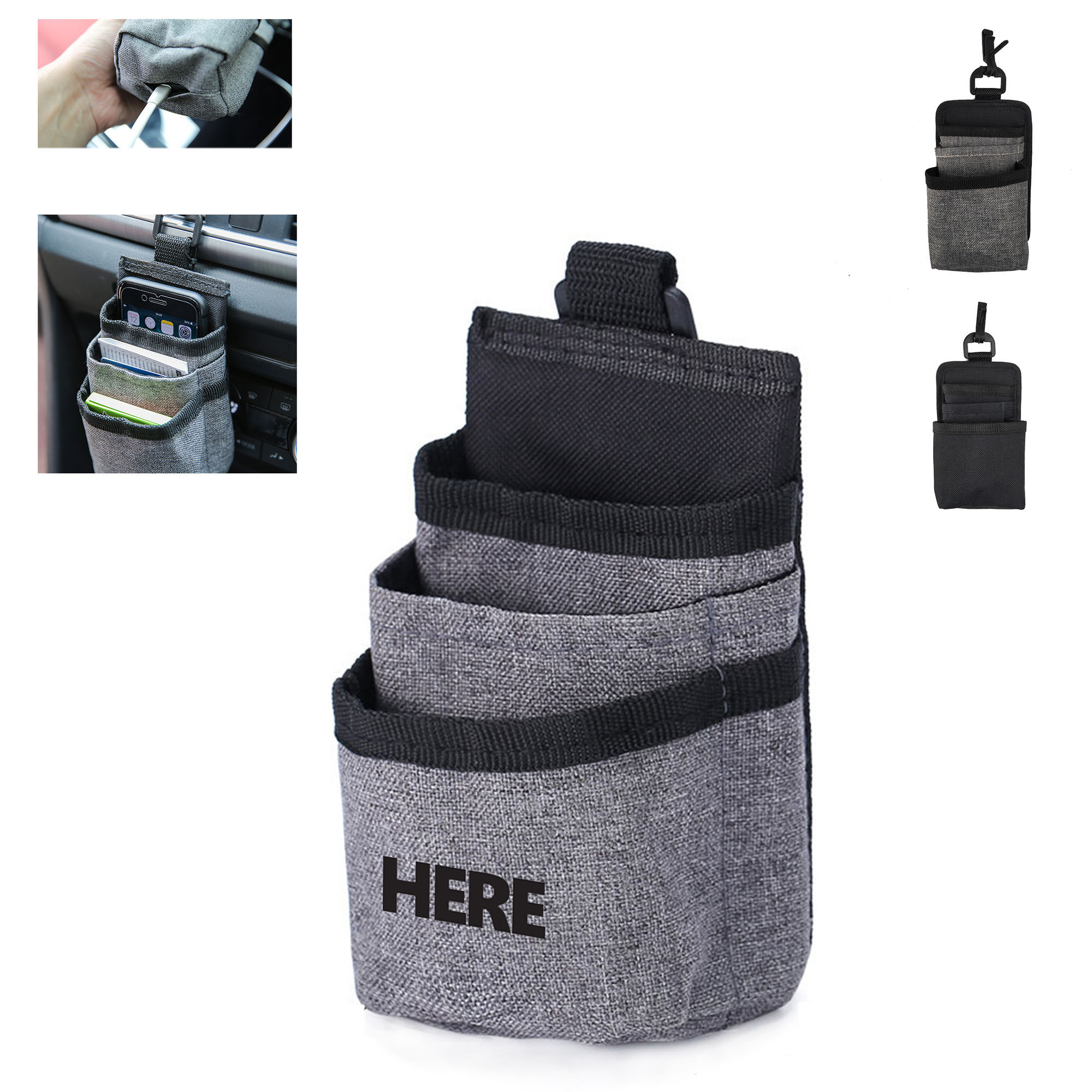 Car Hanging Bag with Cable Hole 3