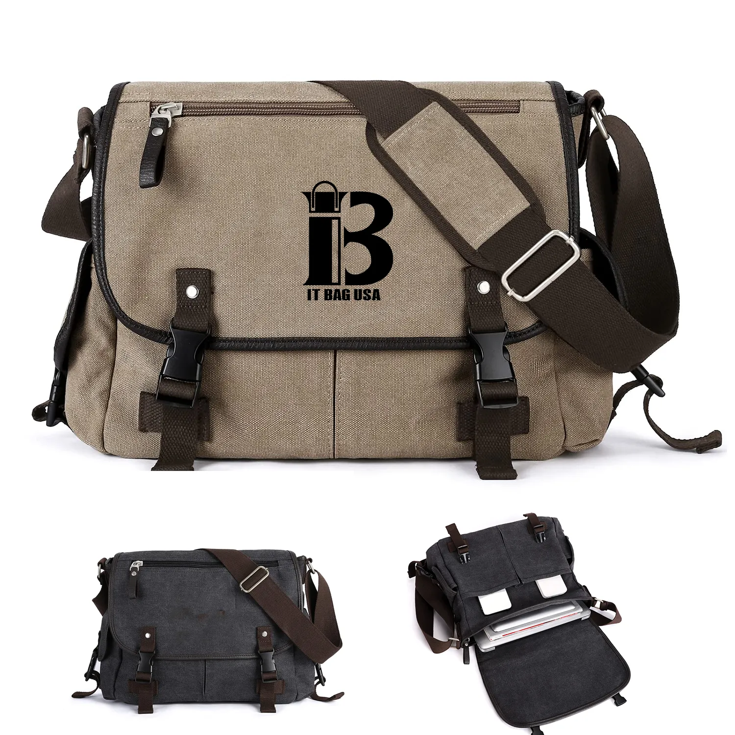 Crossbody Satchel Shoulder Bag For Men 2