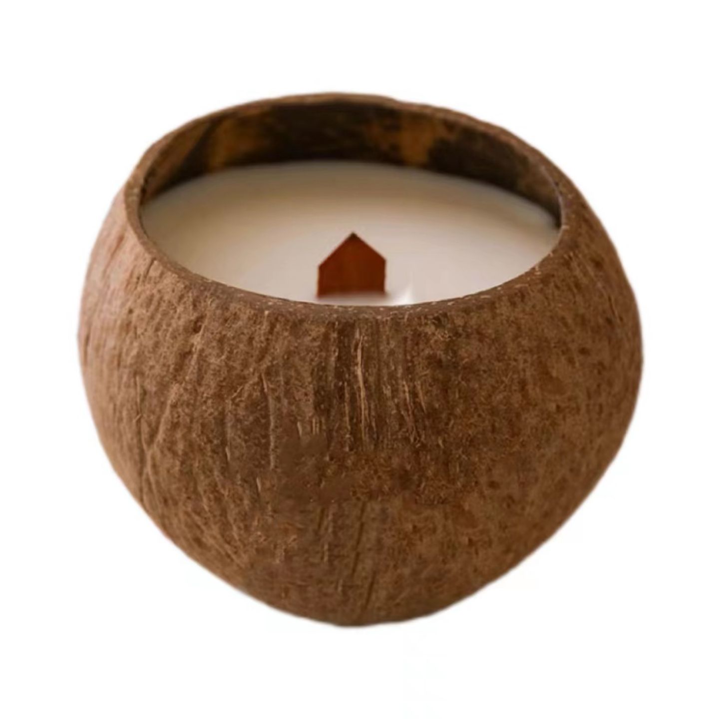 Coconut Shell Wax Candle 2
