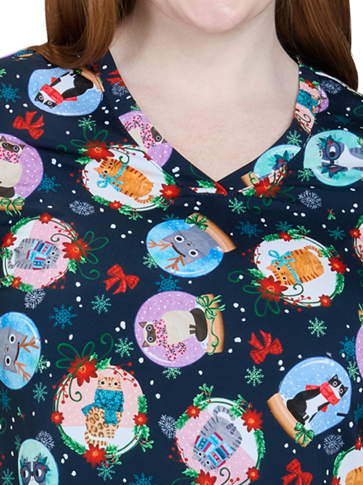 Artist Series - Women's Two-Pocket Print Top 2