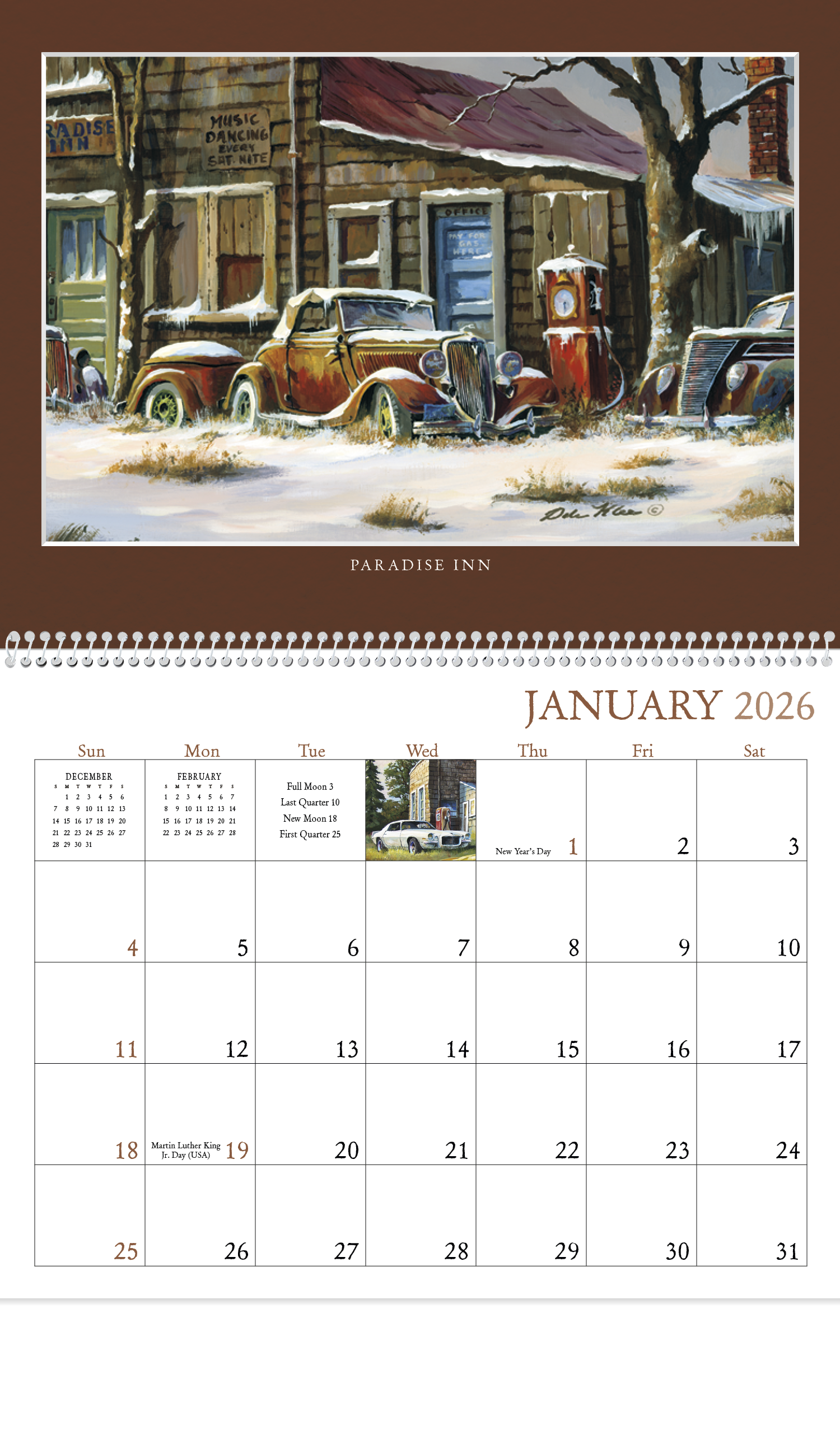 Triumph® Calendars Junkyard Classics by Dale Klee Calendar 9