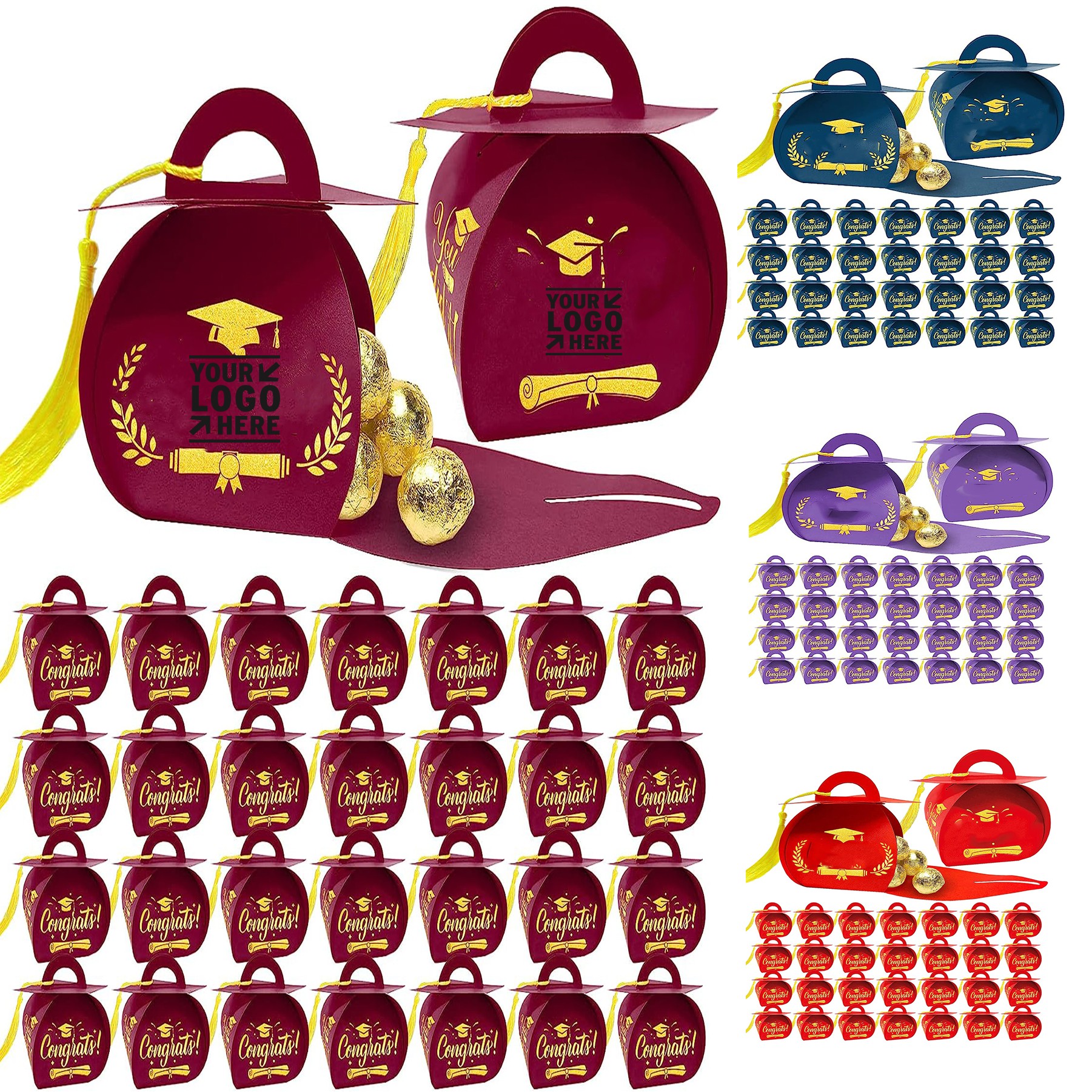 2023 2024 2025 2026 2027 Graduation Cap Gift Candy Boxes Treat Box 2
