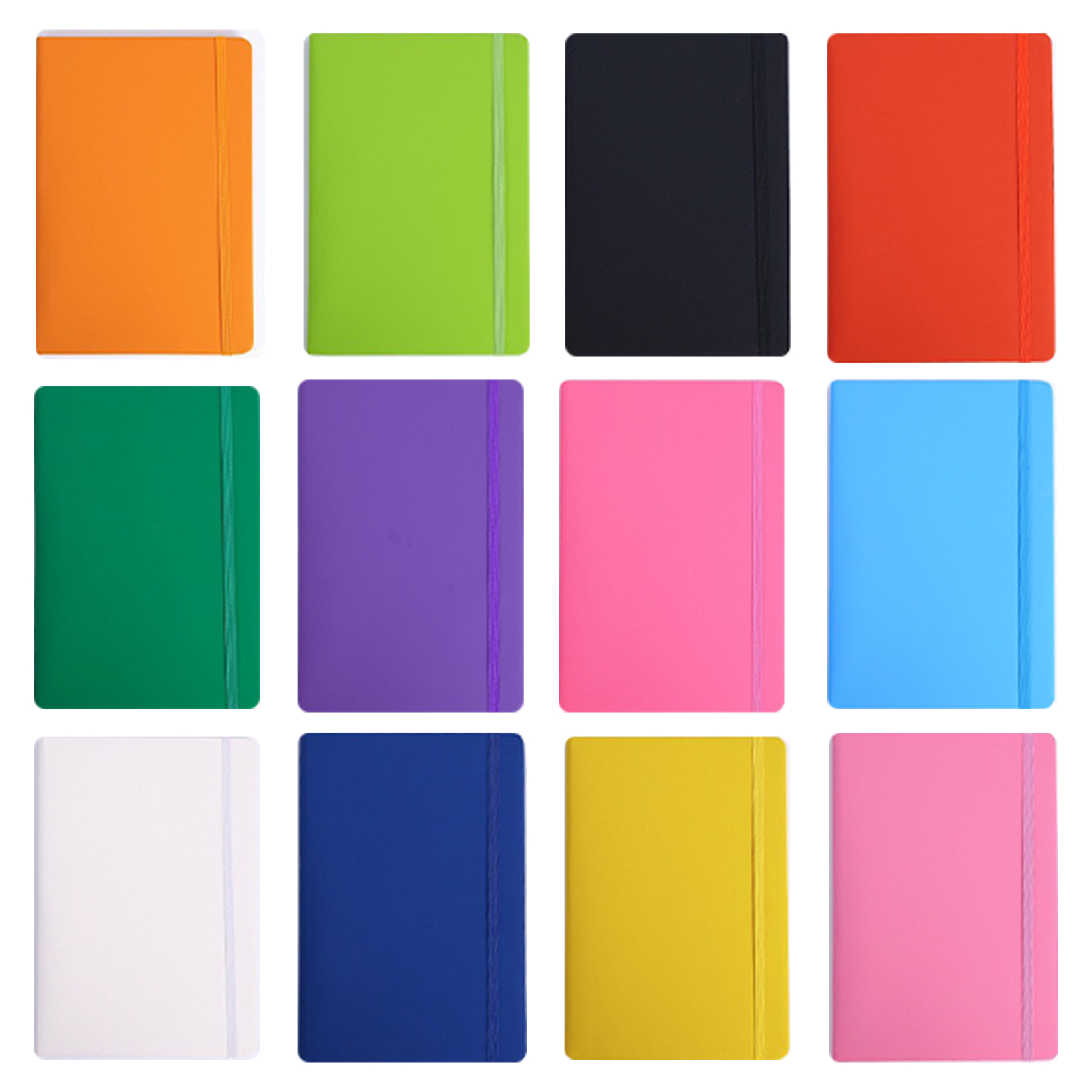 A5-sized notebook with 12-color PU material 2