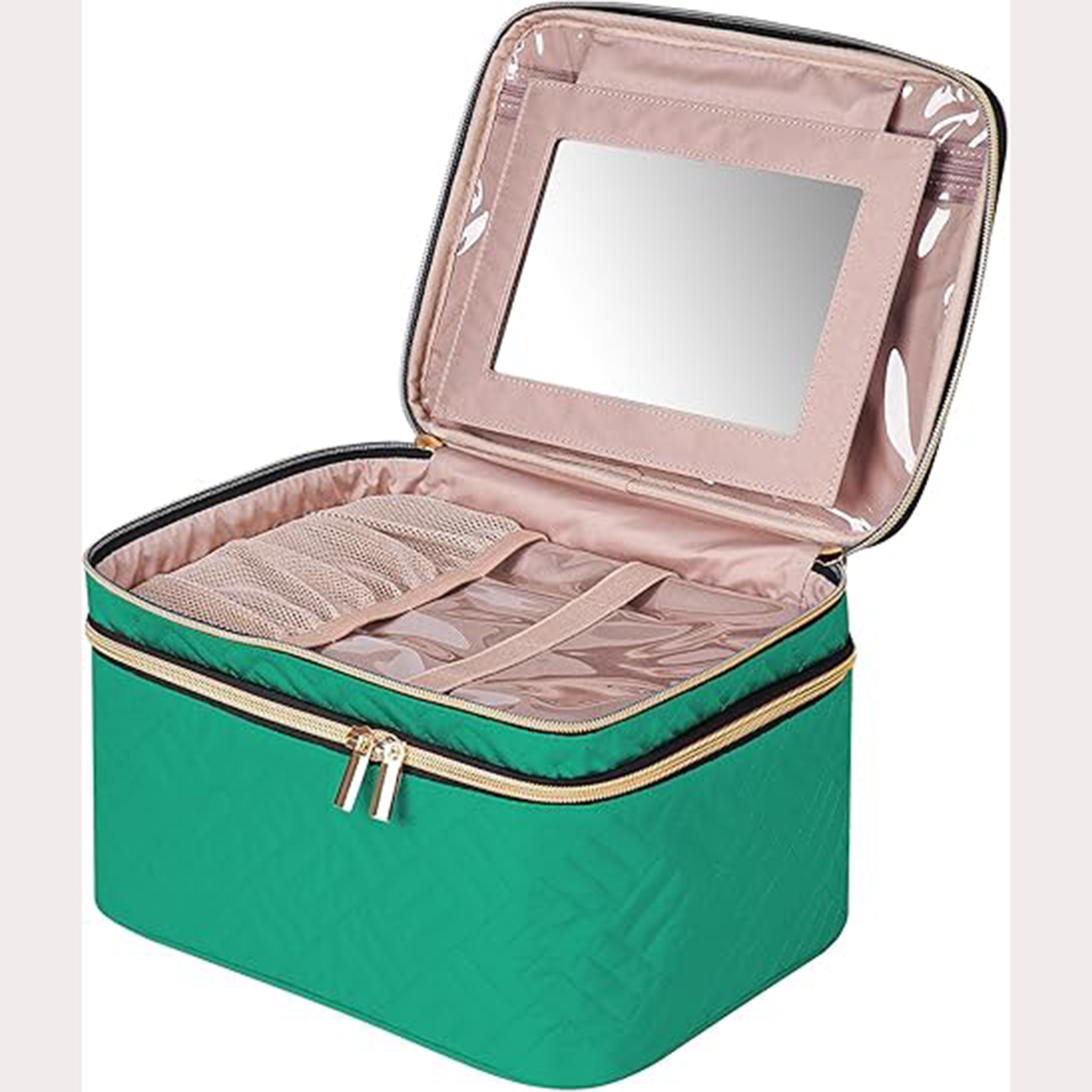 Double Layer Travel Makeup Bag Women 6