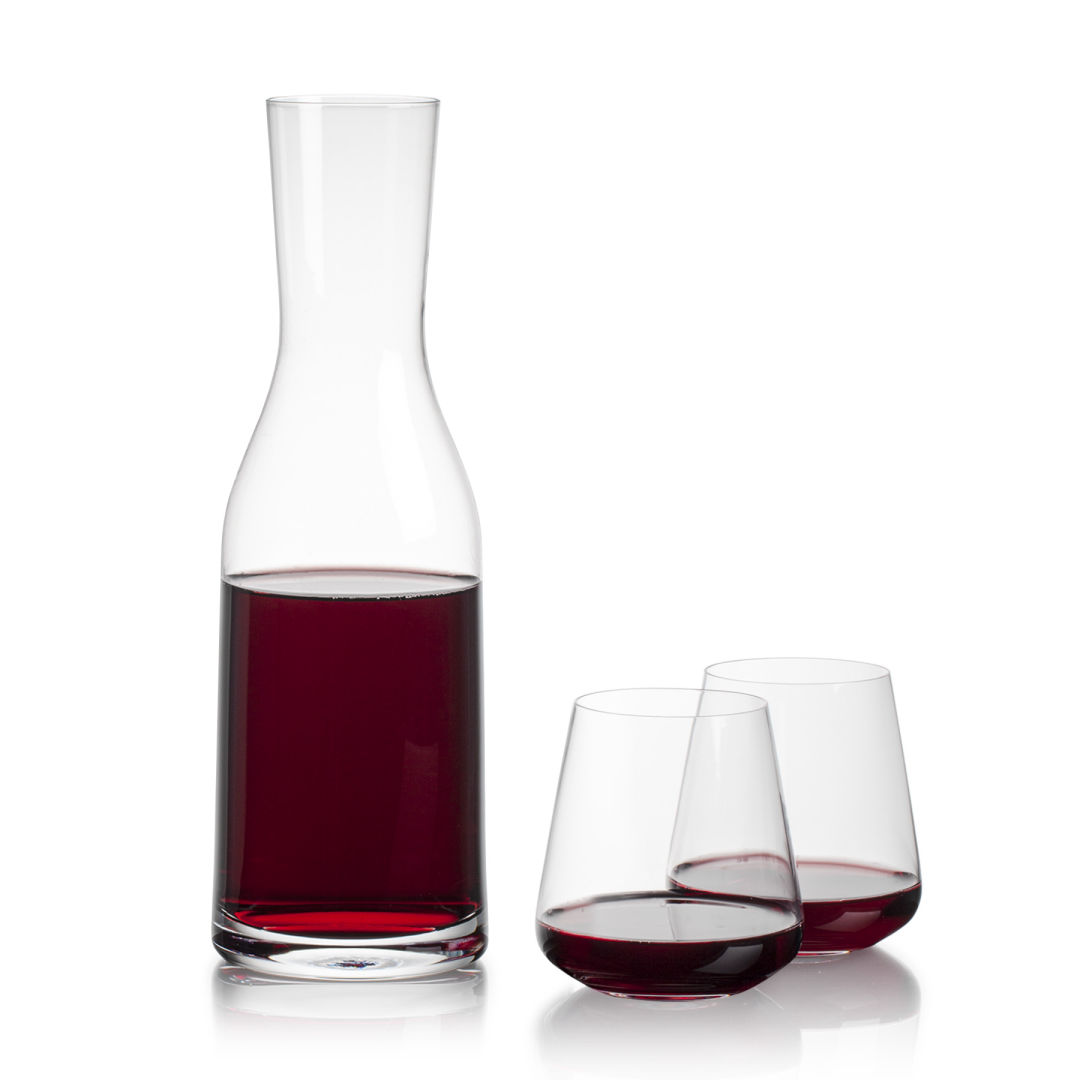 Caldmore Carafe & Breckland Stemless Wine 4