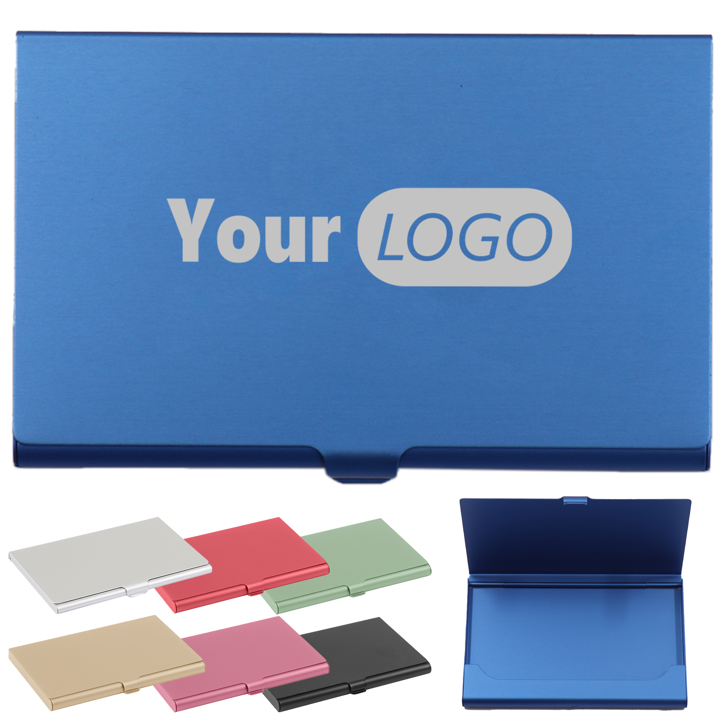 Aluminum Portable Creative Business Flip Card Case 2