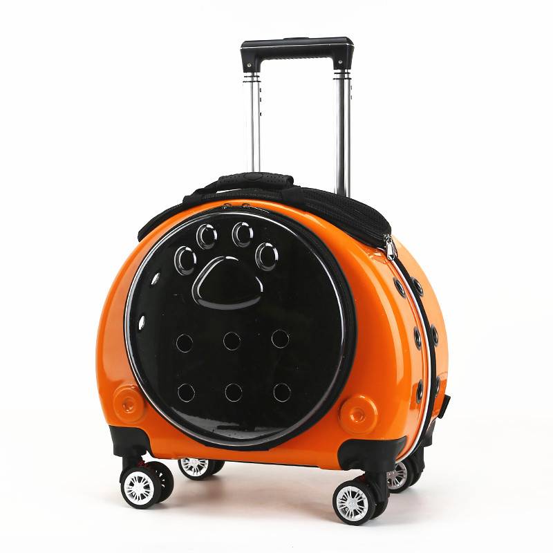 Full Transparent Pet Trolley Box Dog Bag 2
