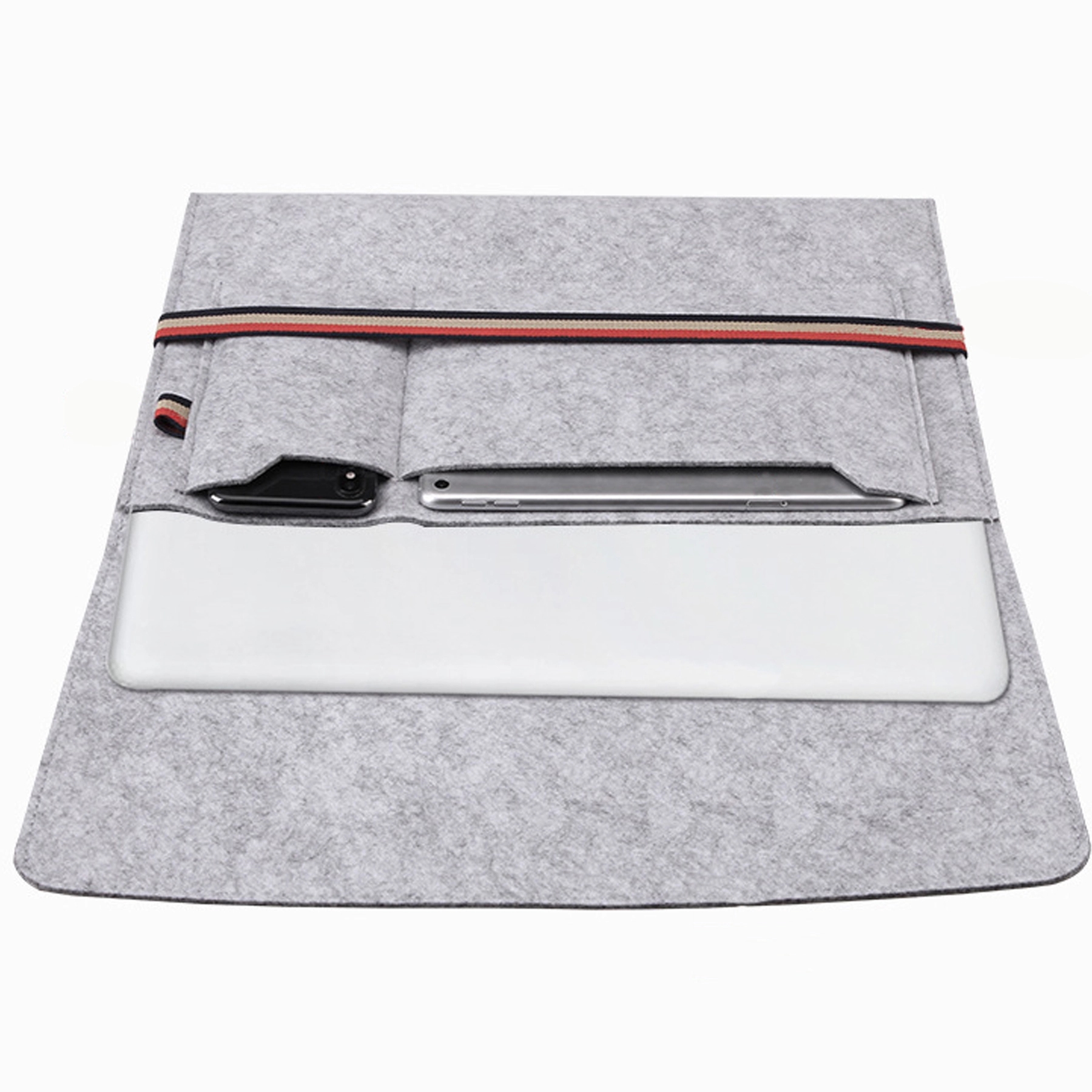 Two-in-One Felt Laptop Sleeve 8