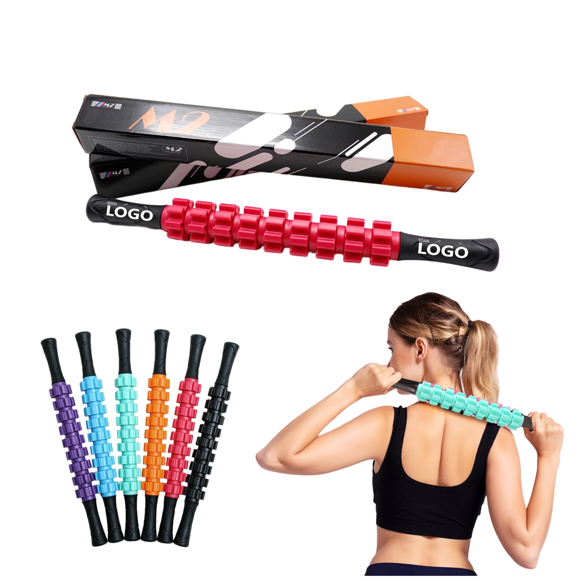 Fitness Fascia Muscle Massage Roller Stick 3