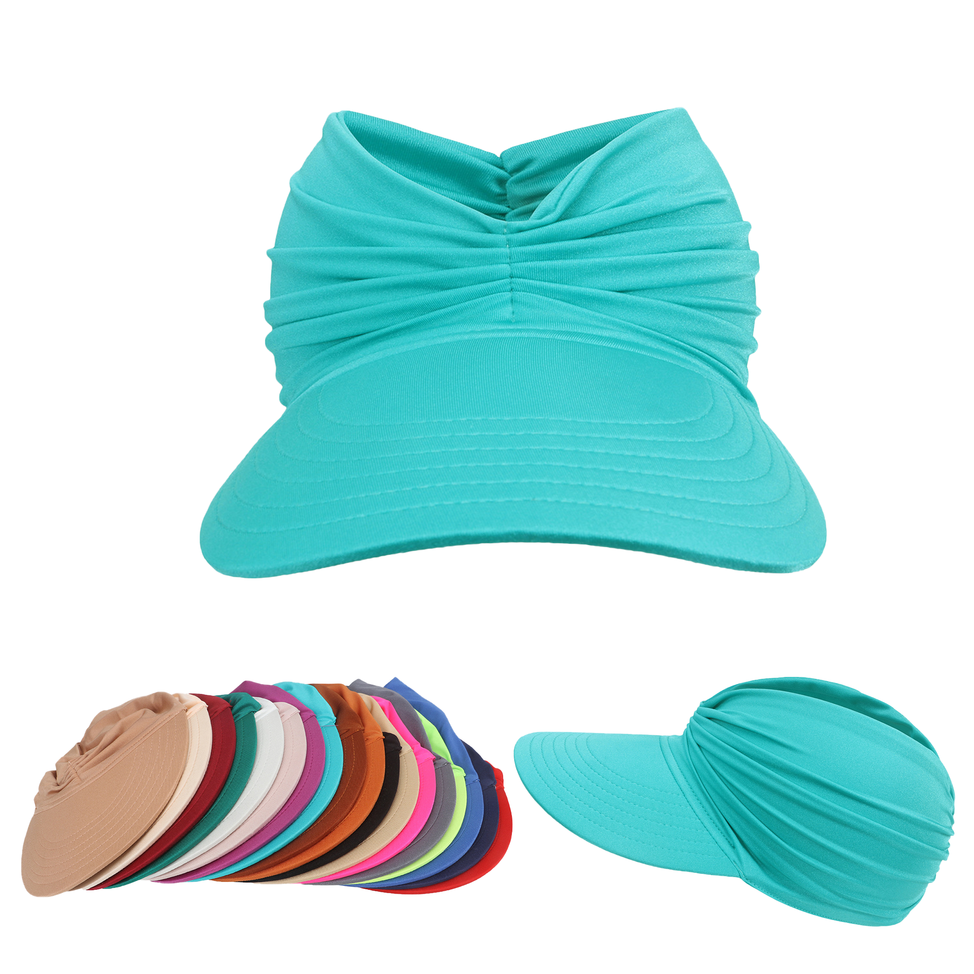 Wide Brim Women's Beach Sun Visor 2
