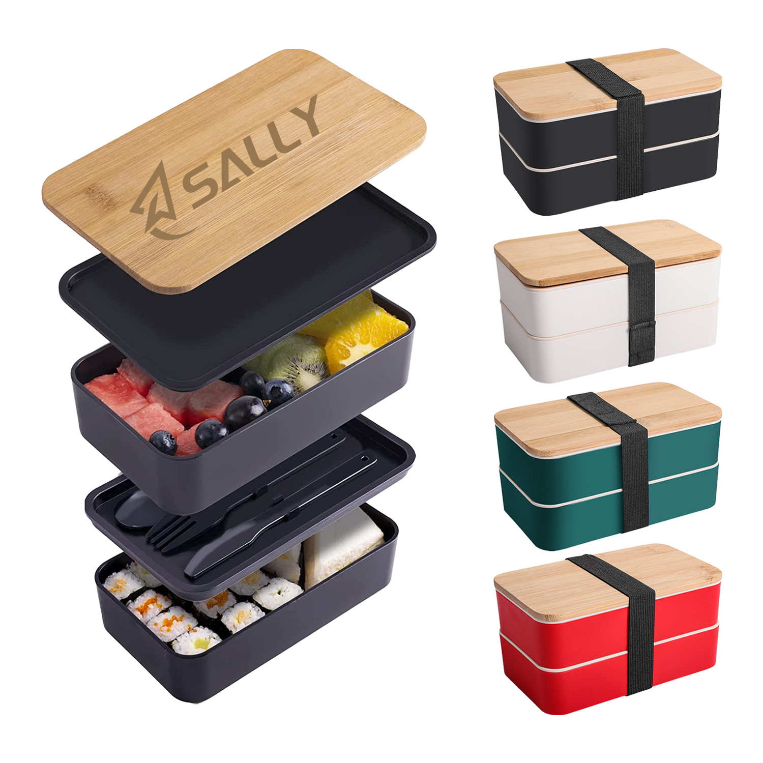 Stackable Bento Lunch Set 3