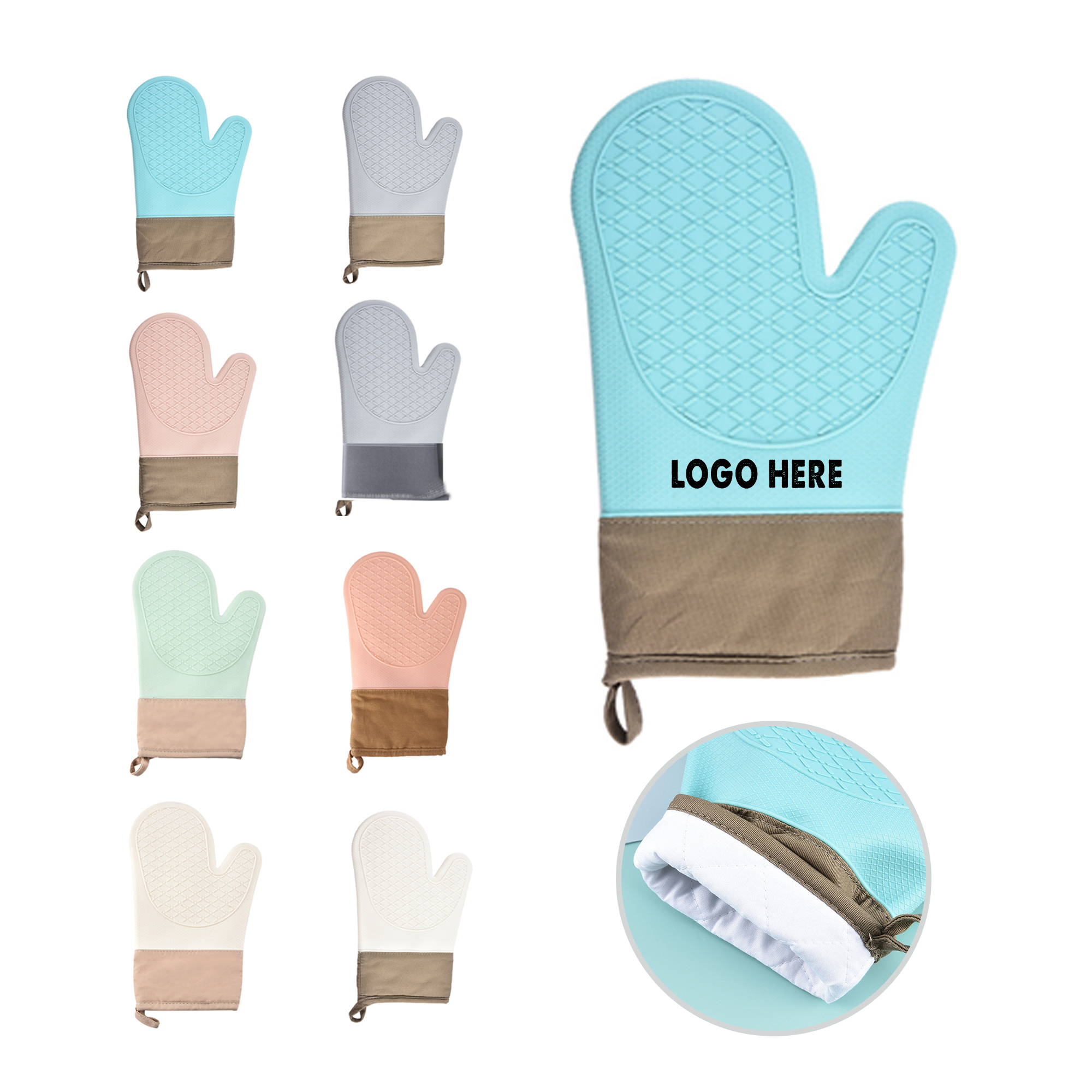 Kitchen Silicone Oven Mitts 1