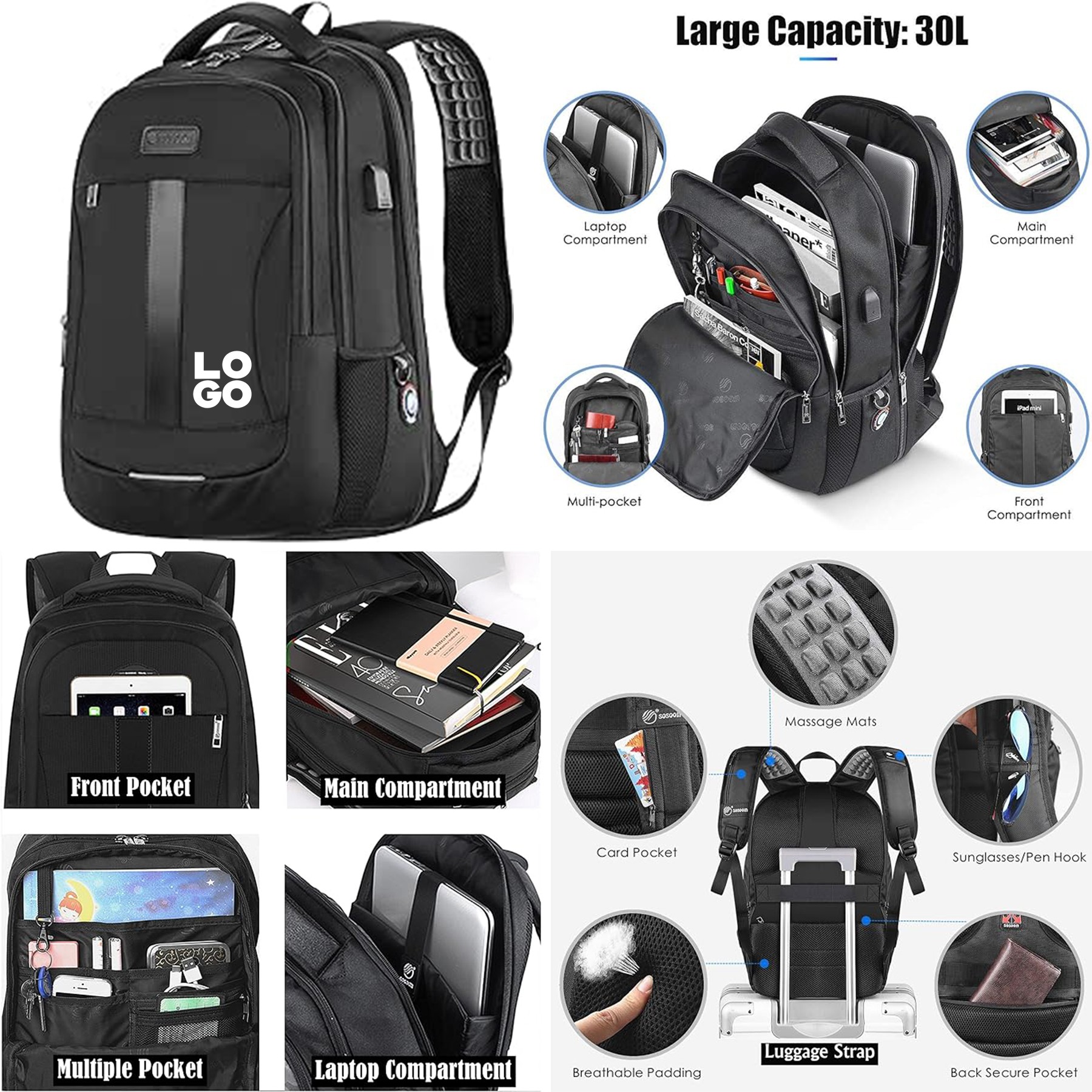 15.6 Inch Laptop Backpack