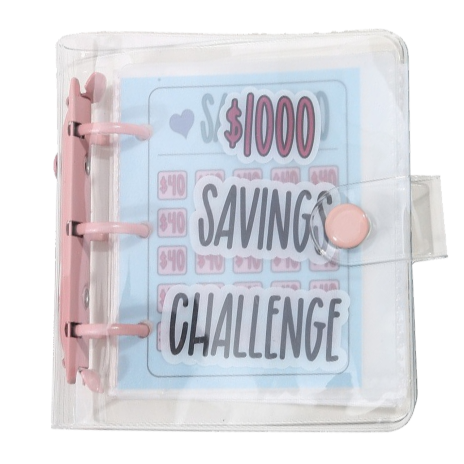 PVC Savings Binder Money Organizer 3