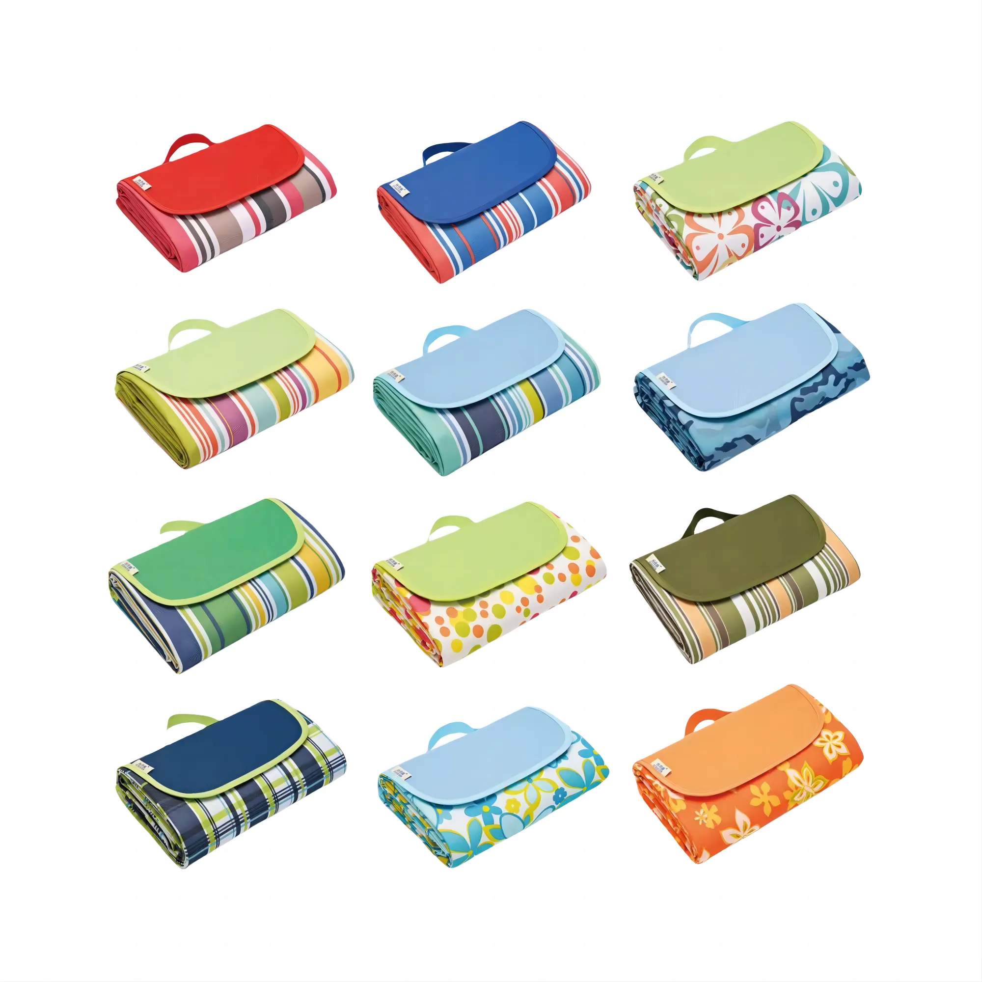 Roll-Up Waterproof Sandproof Beach Blanket Mat 6