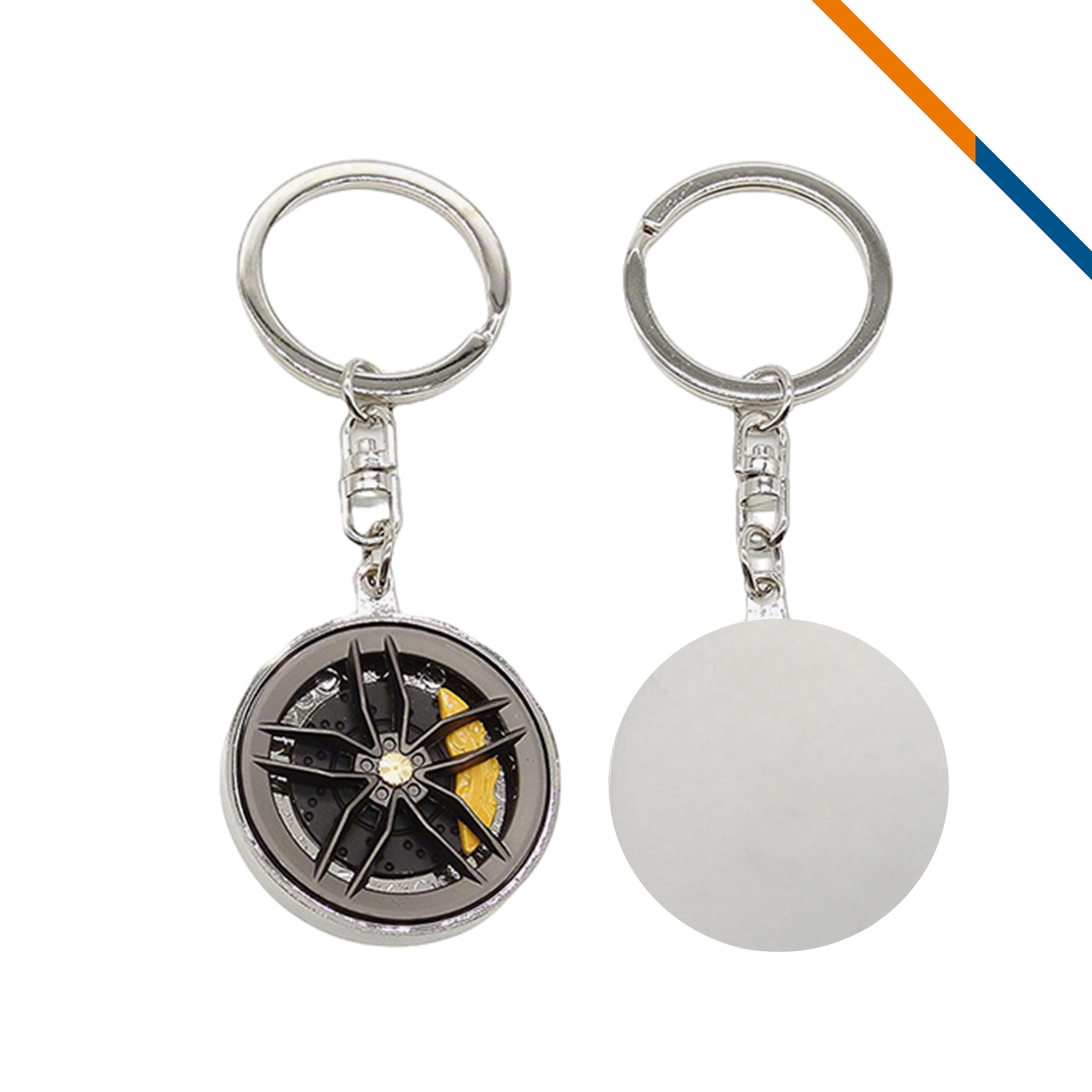 Rimit Wheel Hub Spinner Keychain 2