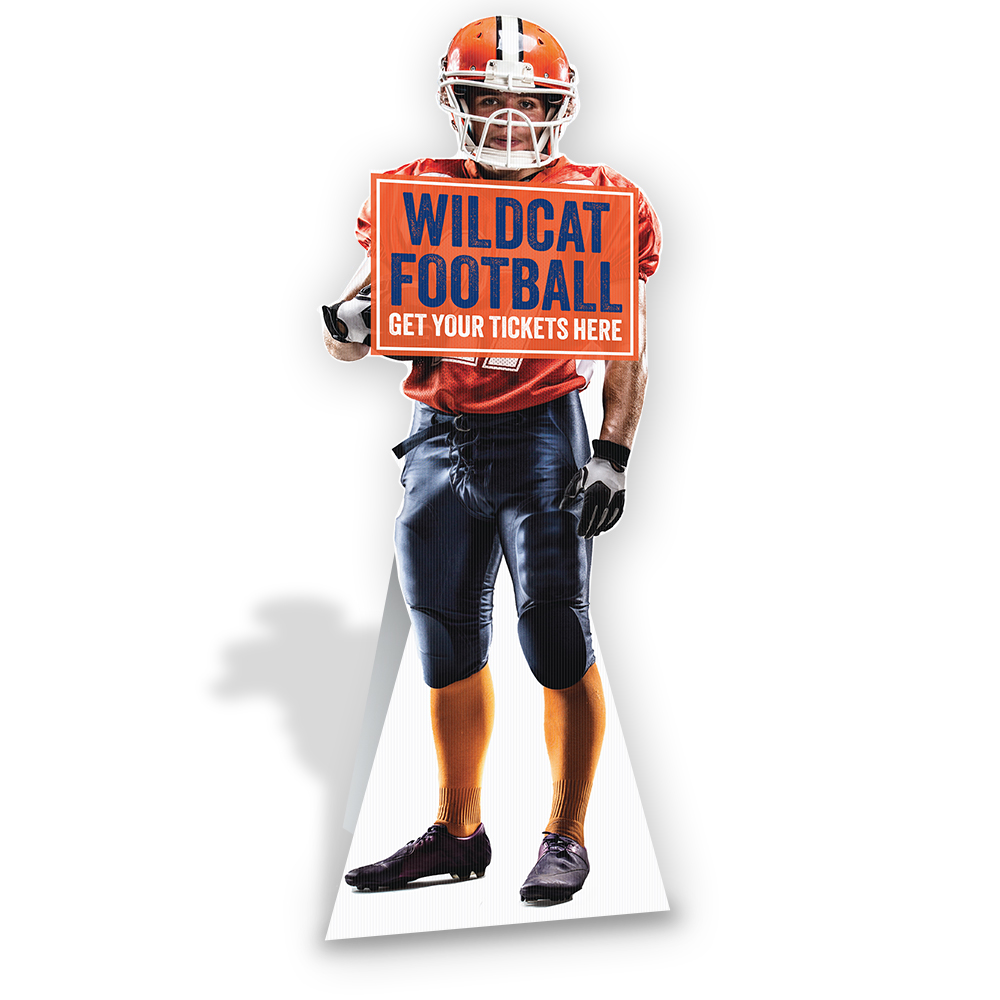 Corrugated Plastic Standee - 32" x 72" 5