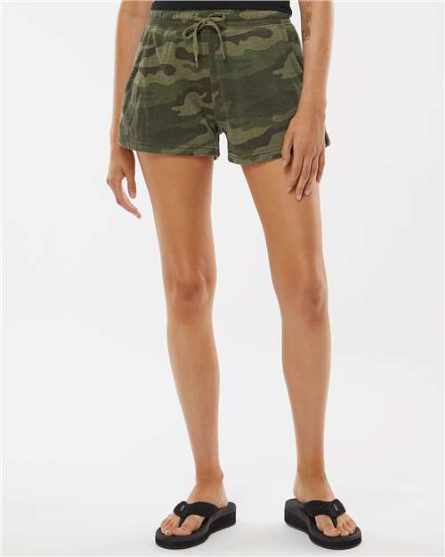 Women's Lightweight California Wave Wash Fleece Shorts - PRM20SRT 74