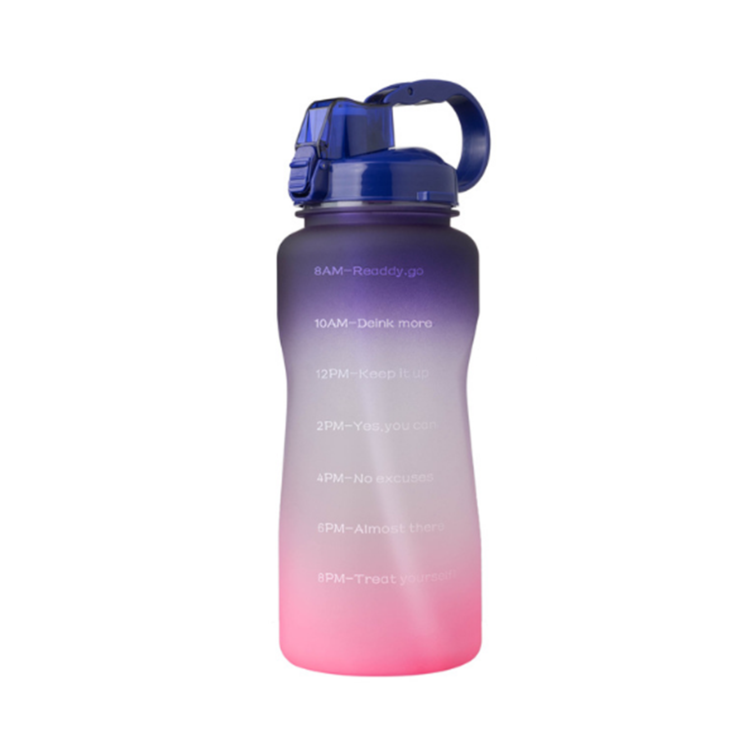 64oz Motivational Water Bottle with Time Marker 13