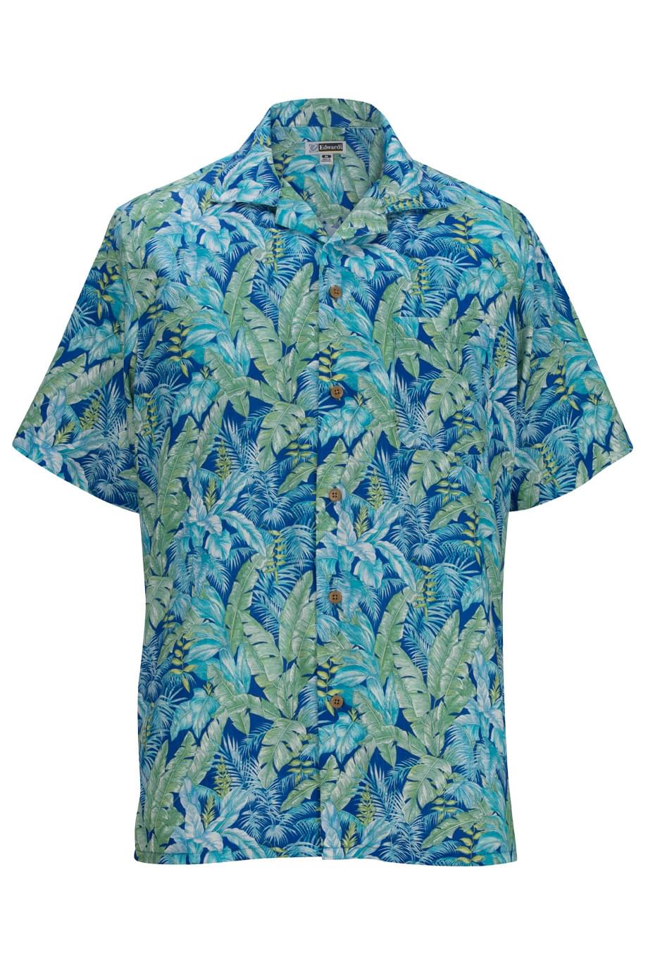 Tropical Leaf Camp Shirt