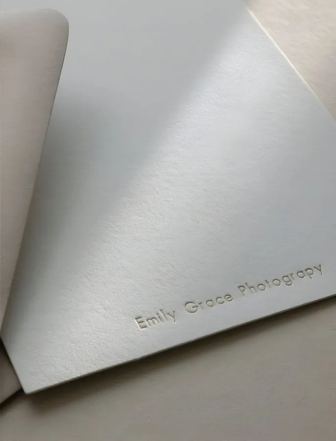Debossed Notecards 5
