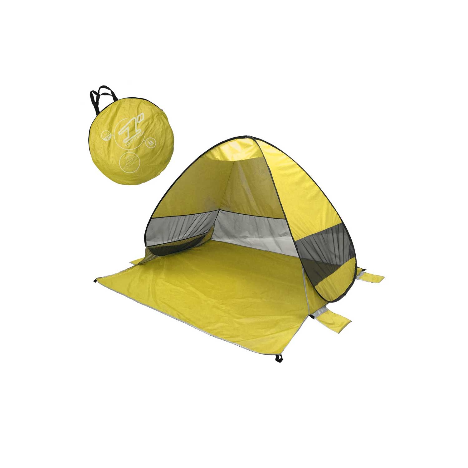 2-Second Pop-Up Beach Tent for Instant Sun Shelter 12