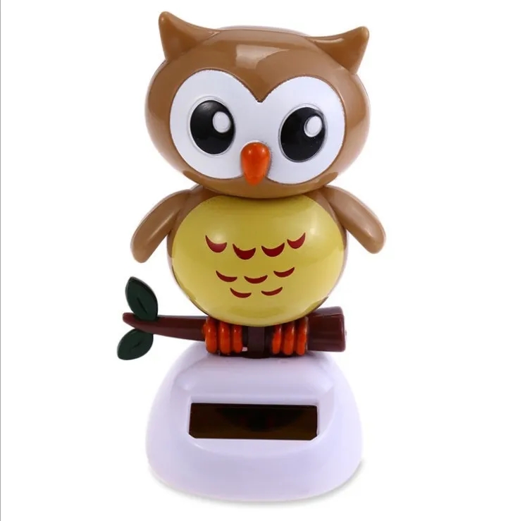 Solar Powered Shaking Head Car Decoration Dancing Toys 8