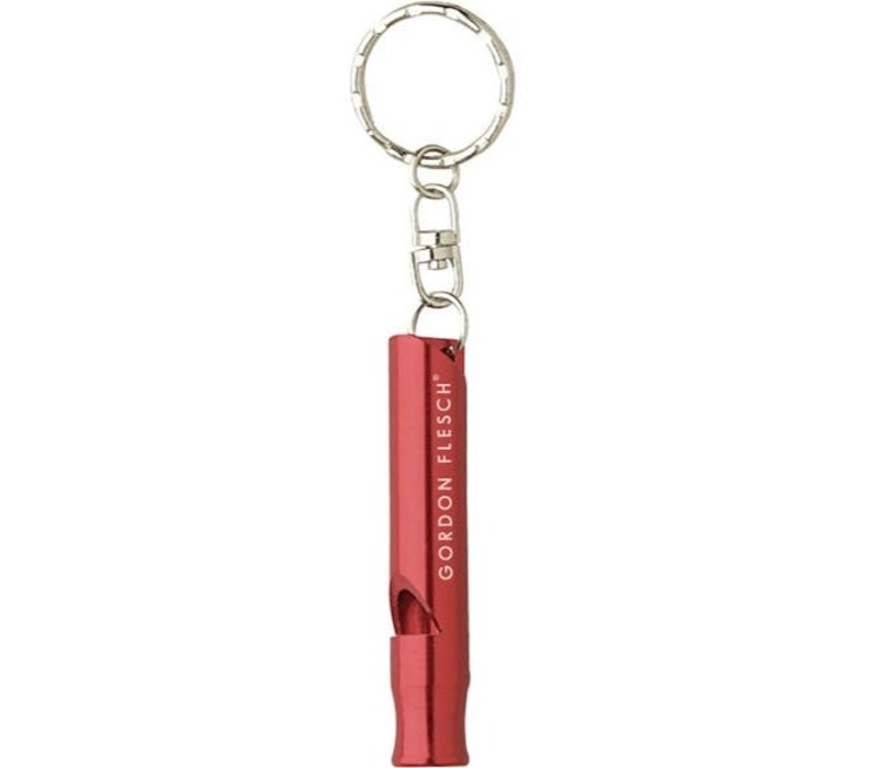 Aluminum Tubular Whistle Keyring 2