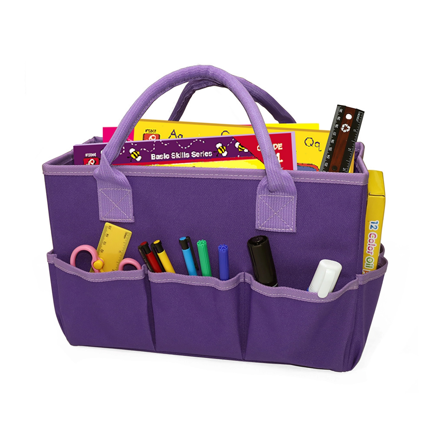 Teacher Tote Bag With Bottom Pad Separated Storage, custom tote bag with logo imprint 7