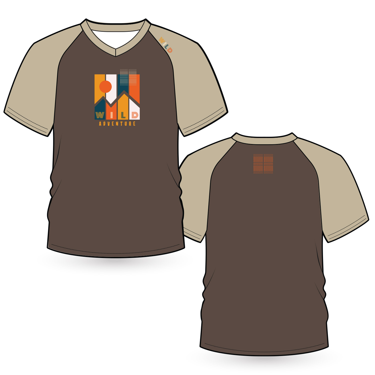 EPICOLOR V-Neck Fan Shirt 3