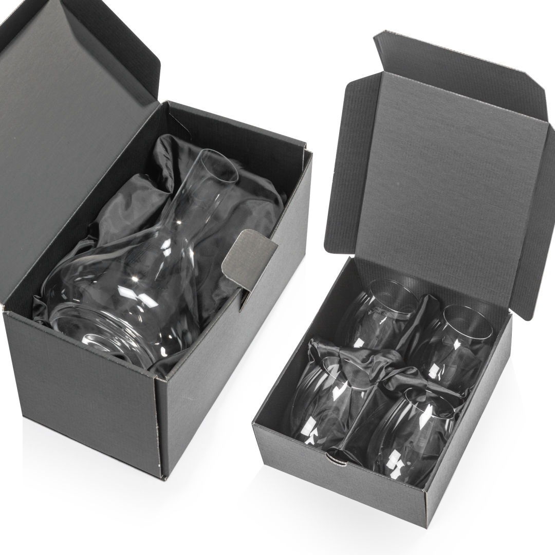 Aviston Carafe & Vale Stemless Wine 4