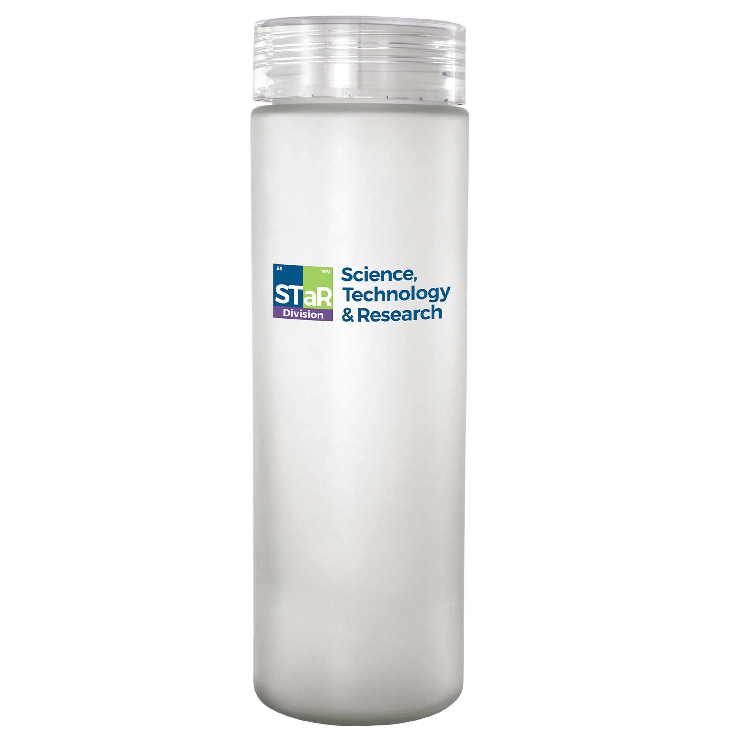 Clear View 22 oz. Full Color Frosted Glass Bottle 13