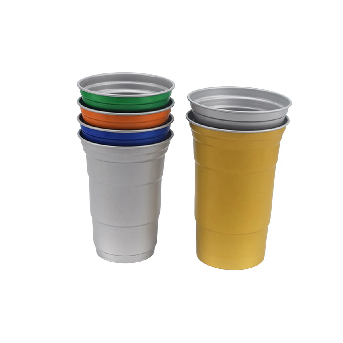 Sturdy Aluminum Party Cup with Smooth Rim 4