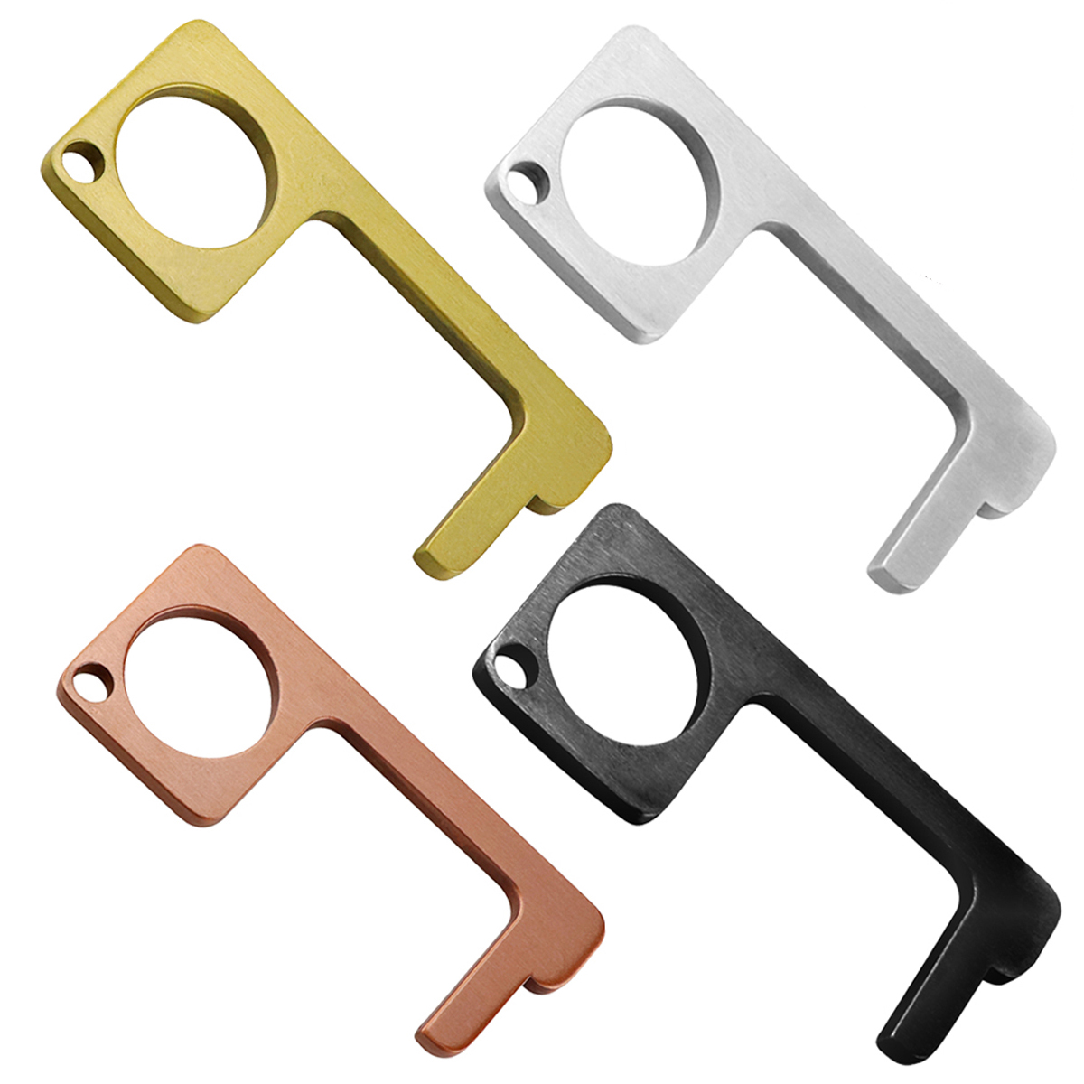 Handheld Non-Contact Door Opener & Stylus Keychain Tool 1