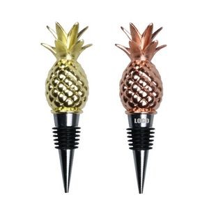 Stylish Golden Pineapple Wine Cork Bottle Stopper 6