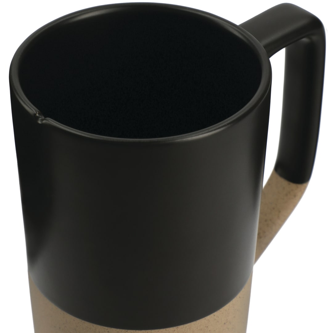 Tahoe Tea & Coffee Ceramic Mug with Wood Lid 16oz 86