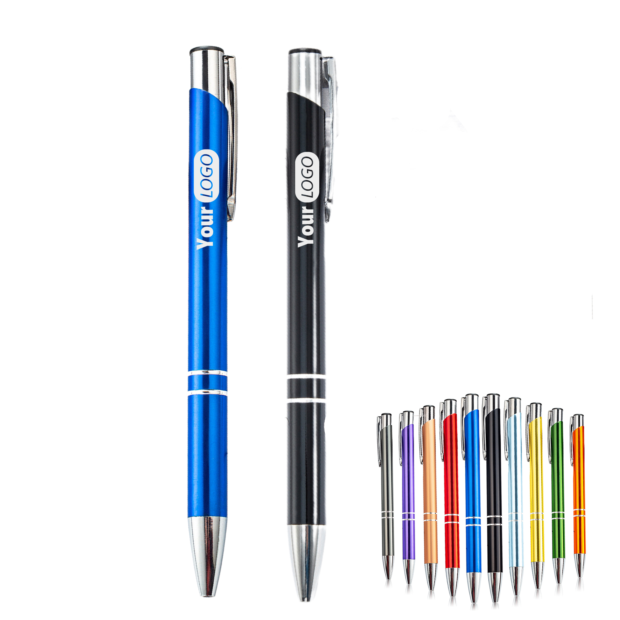 Metallic Click-Action Ballpoint Pen 4