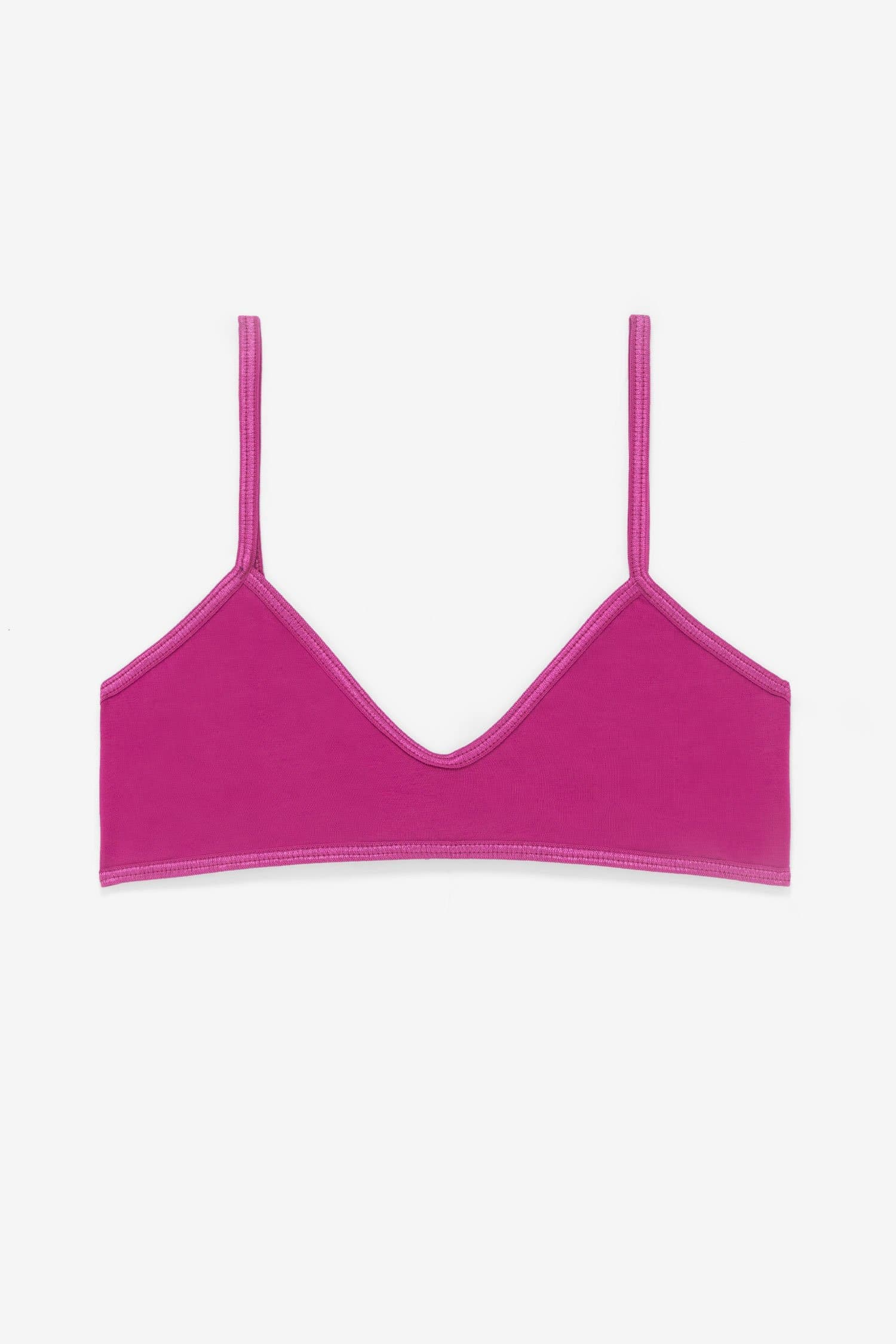 COTTON SPANDEX SPAGHETTI BRALETTE 17