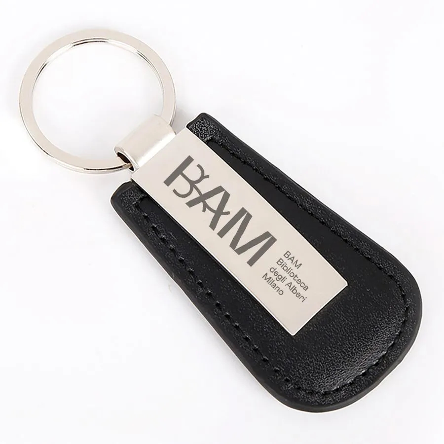 Superior Metal & Leather Keychain 7