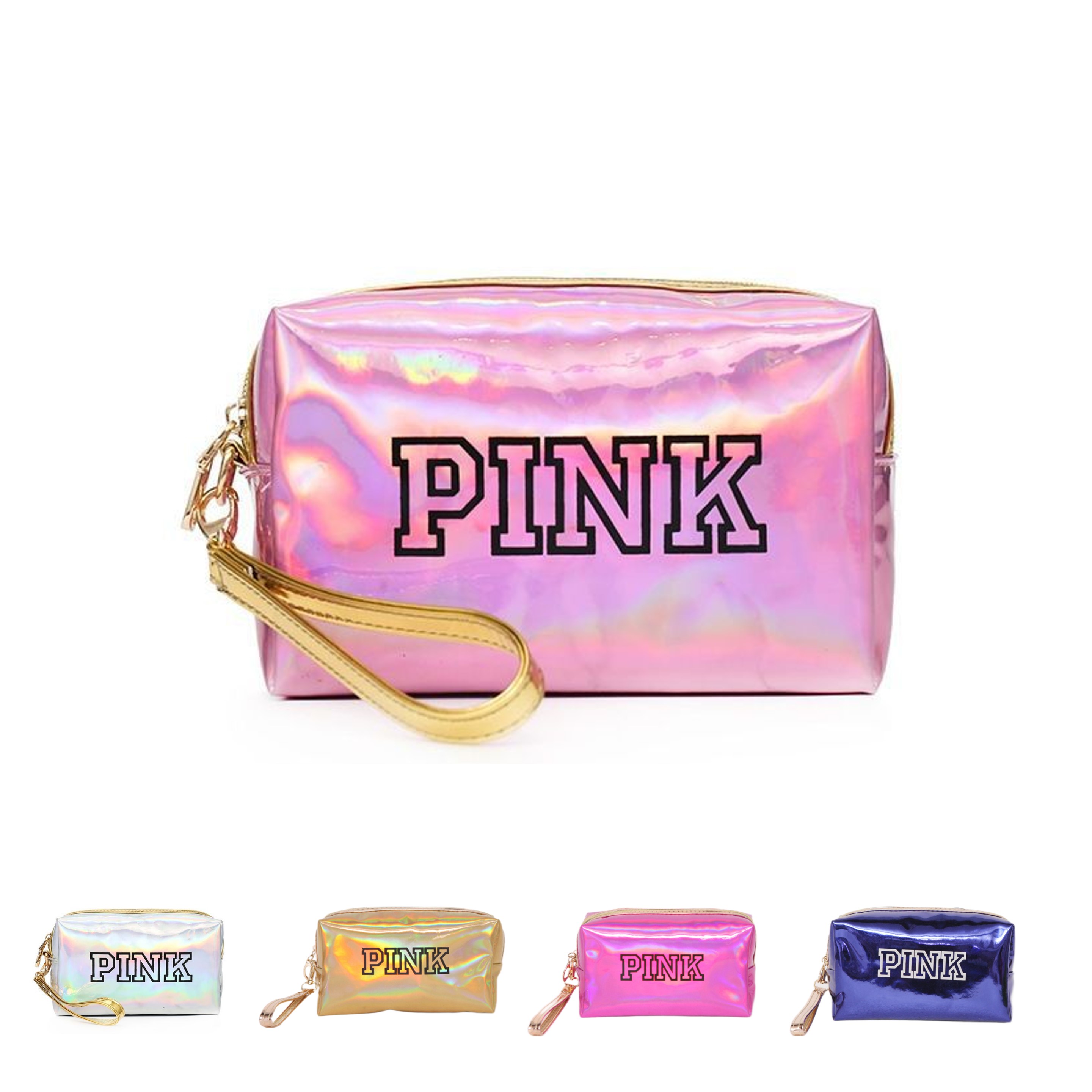 Holographic Leather Cosmetic Bag (direct import) 3
