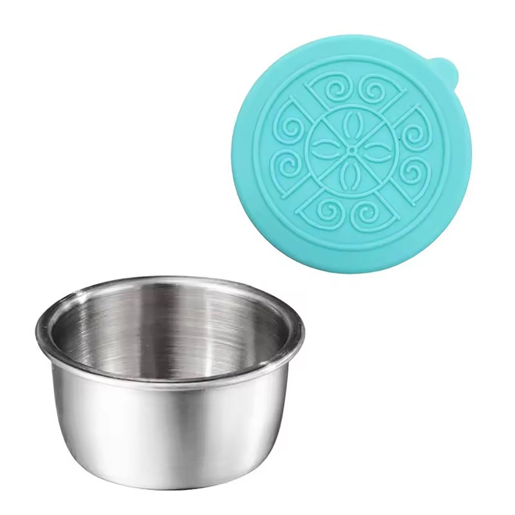 1.7 Oz Small Condiment Containers with Silicone Lids 1
